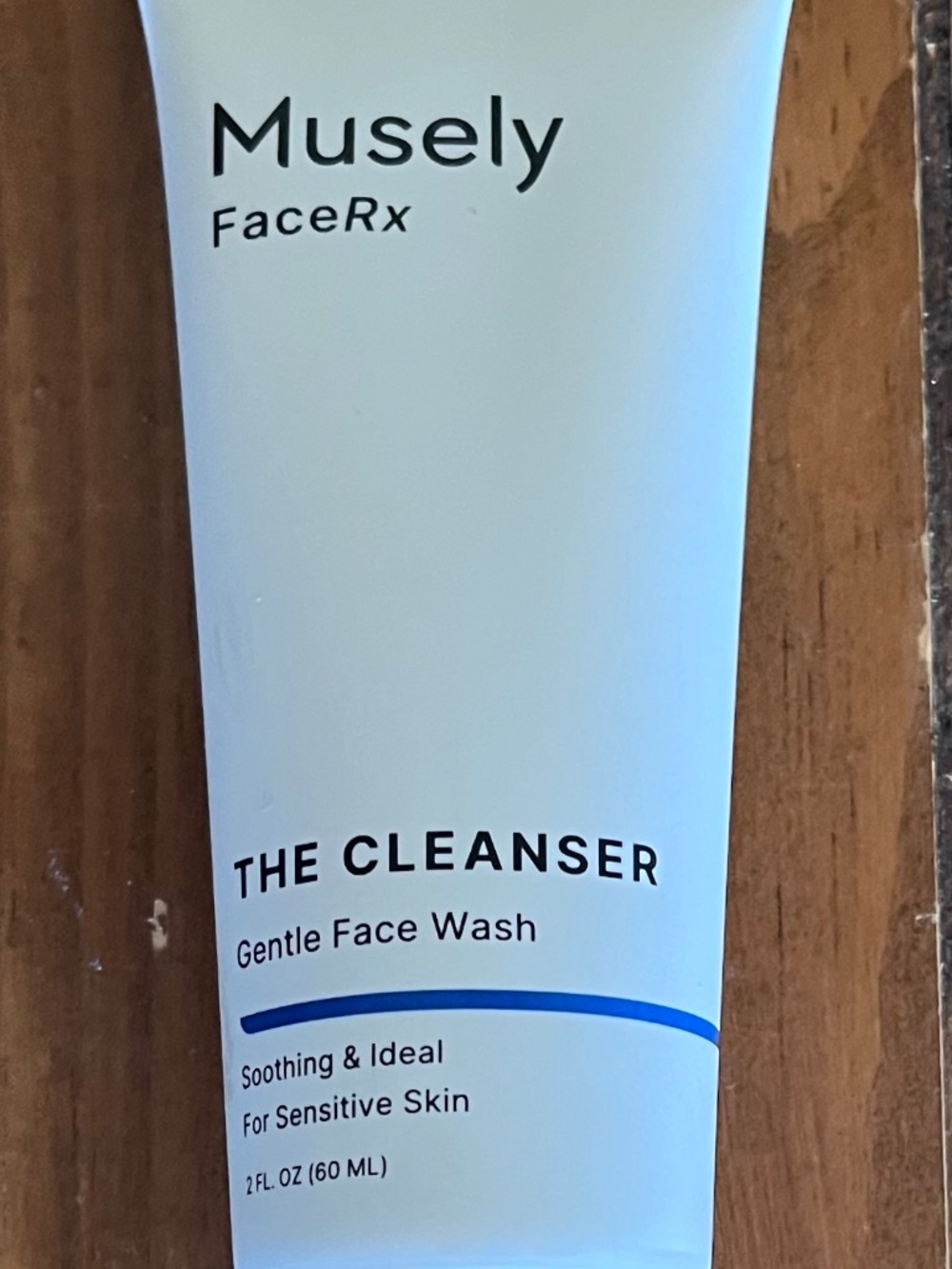 Musely The Cleanser Gentle face wash Sensitive skin 2 FL oz (60ml) Free shipping